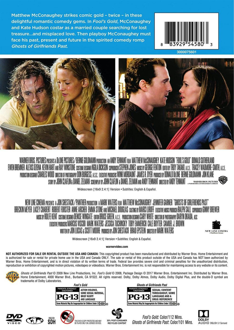Fool's Gold / Ghosts of Girlfriends Past (DVD Double Feature) [DVD]