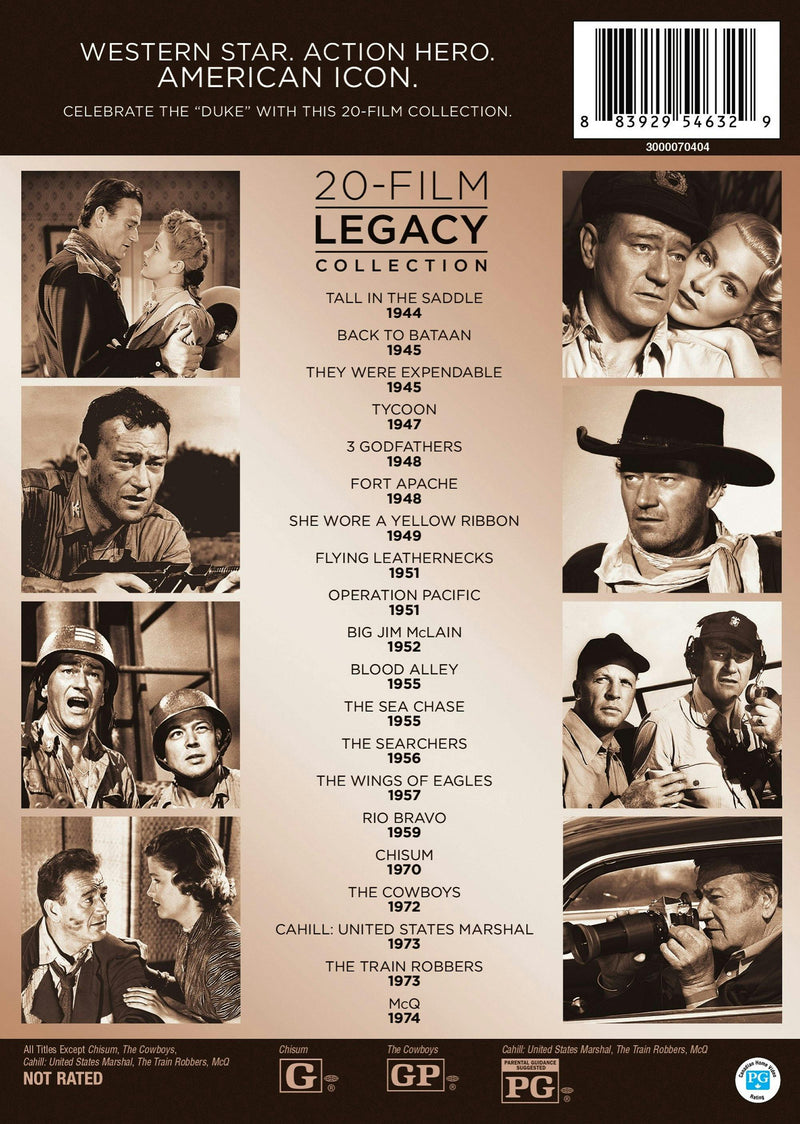 John Wayne: 20-Film Legacy Collection [DVD]
