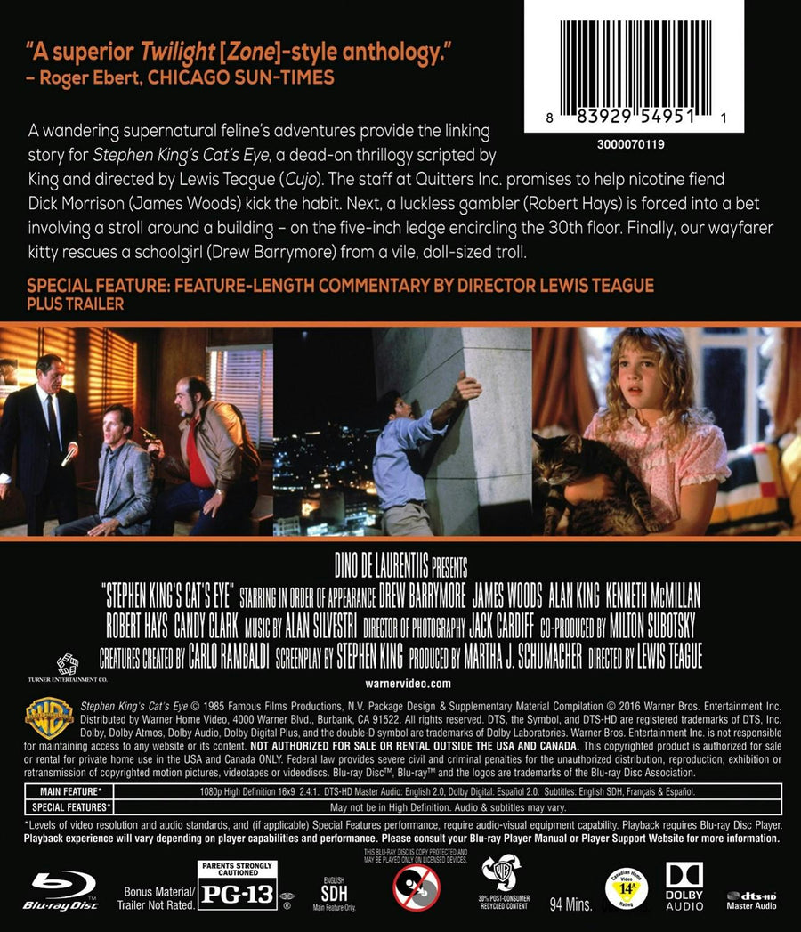 Cat's Eye [Blu-ray]