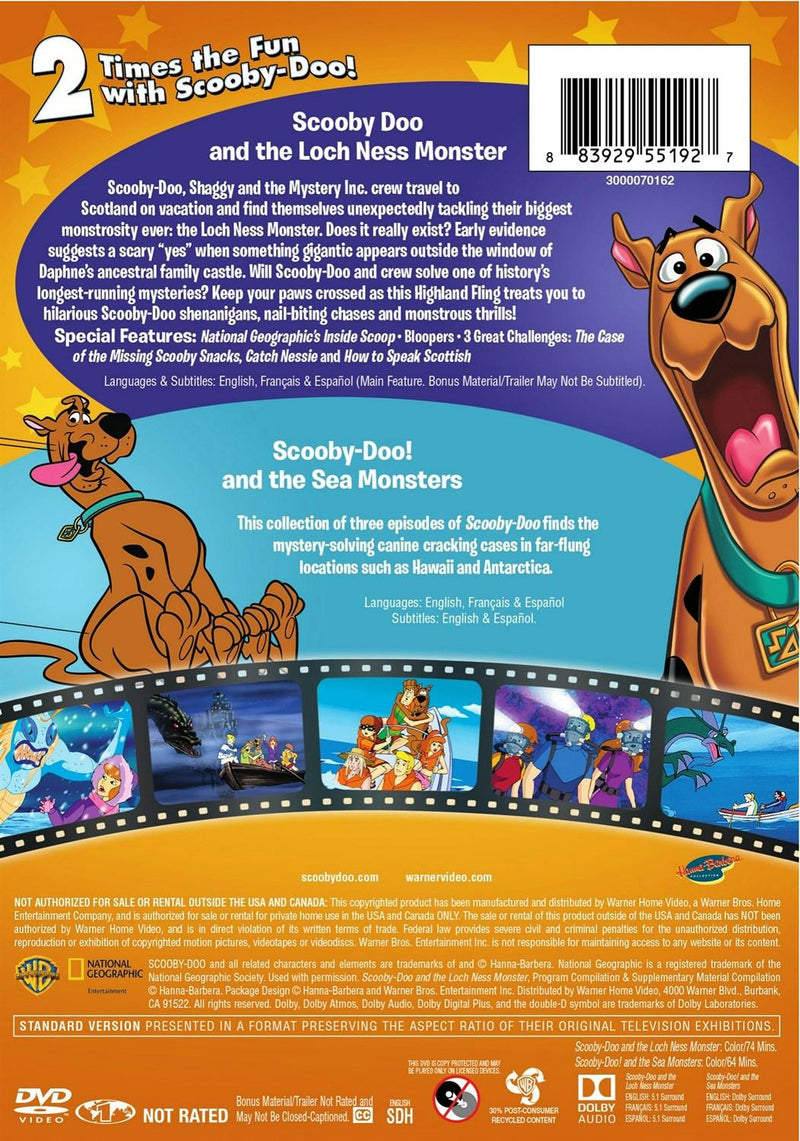Scooby-Doo and the Loch Ness Monster / Scooby-Doo! and the Sea Monsters (DVD Double Feature) [DVD]