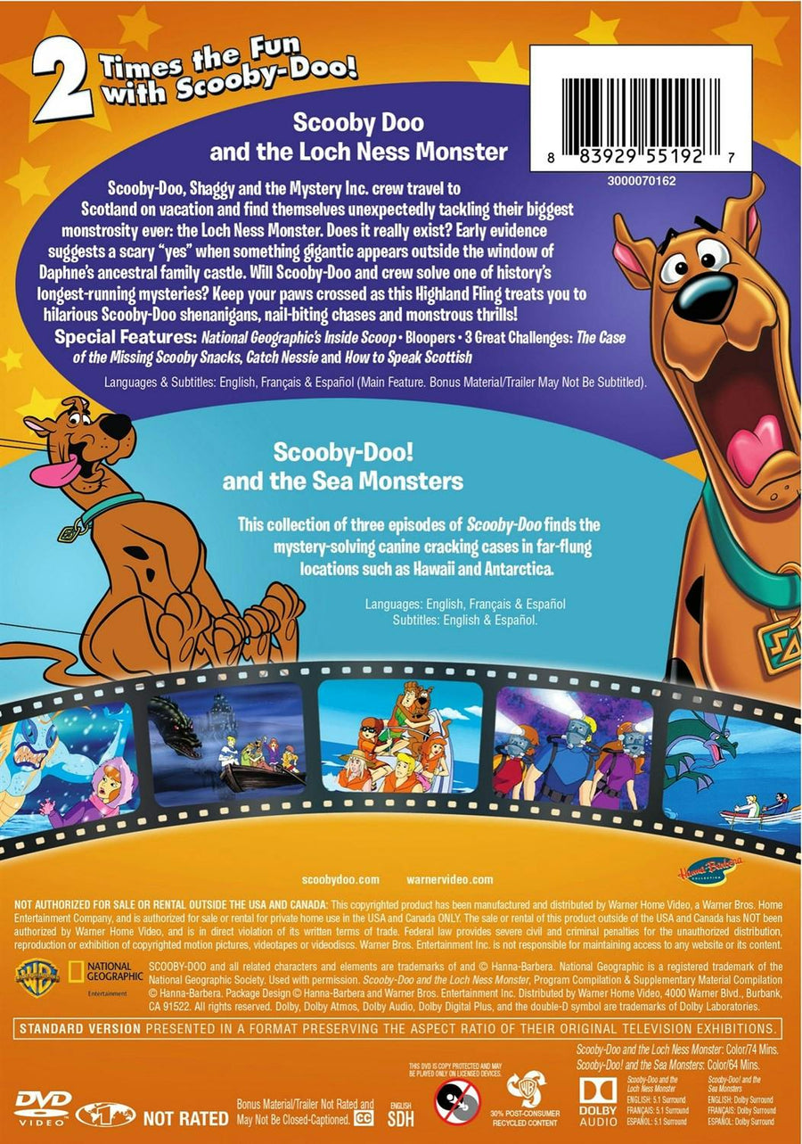 Scooby-Doo and the Loch Ness Monster / Scooby-Doo! and the Sea Monsters (DVD Double Feature) [DVD]
