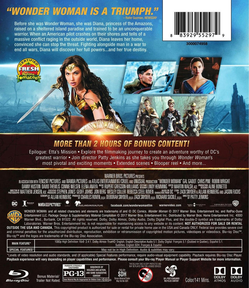 Wonder Woman [Blu-ray]