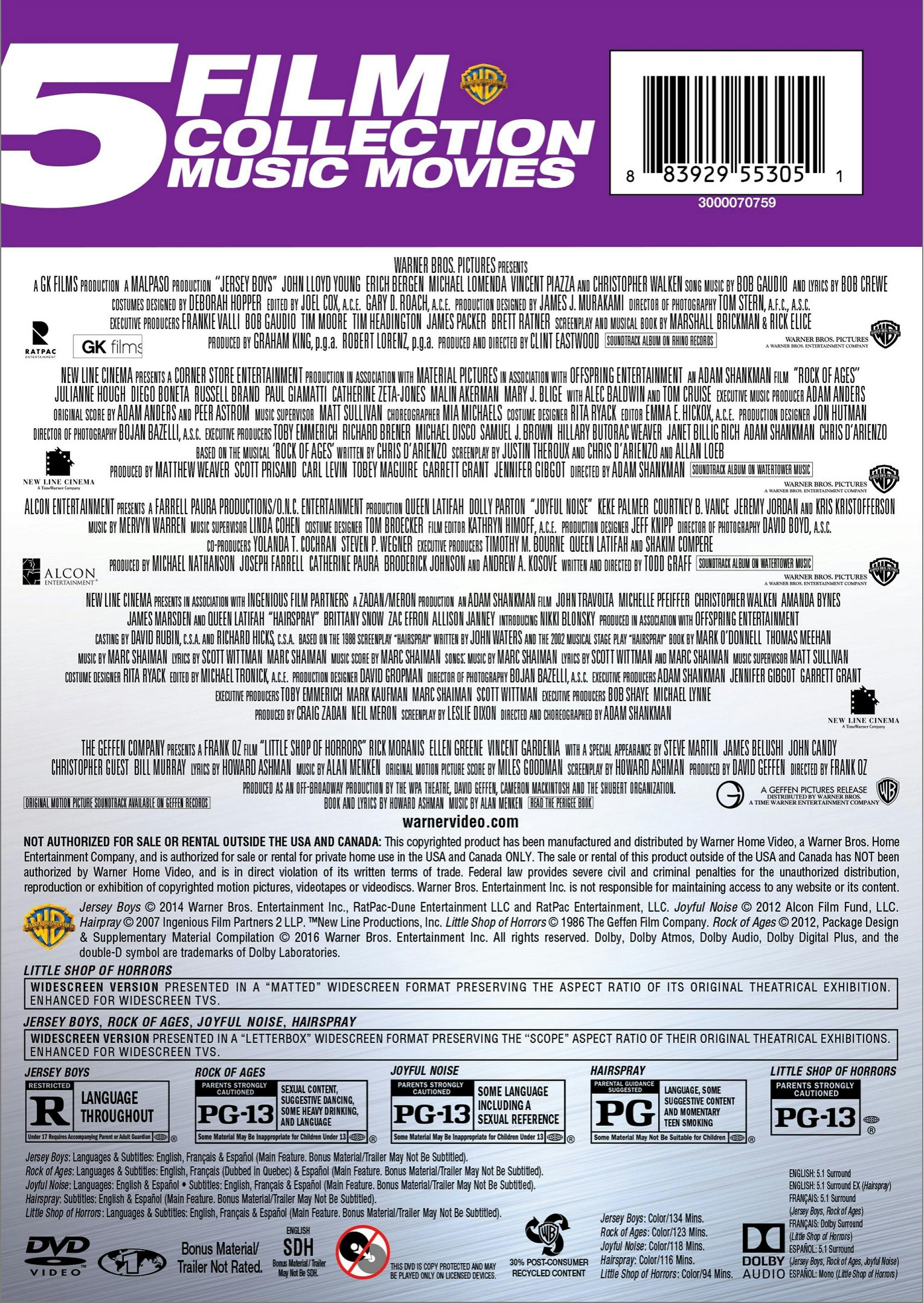 Music Movies Collection (Box Set) [DVD]