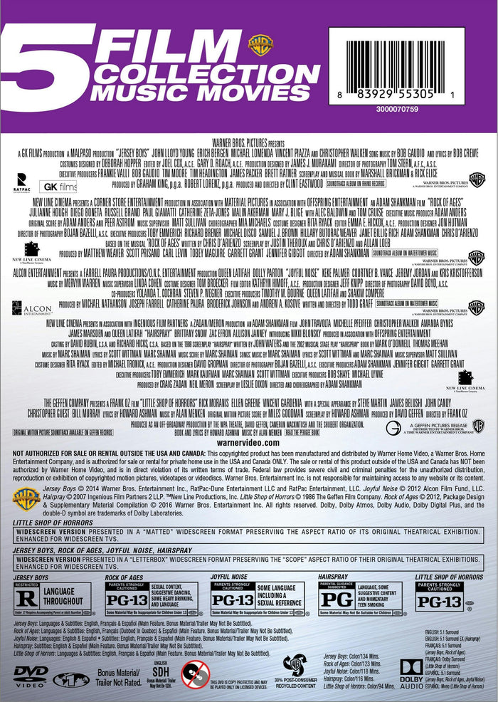 Music Movies Collection (Box Set) [DVD]