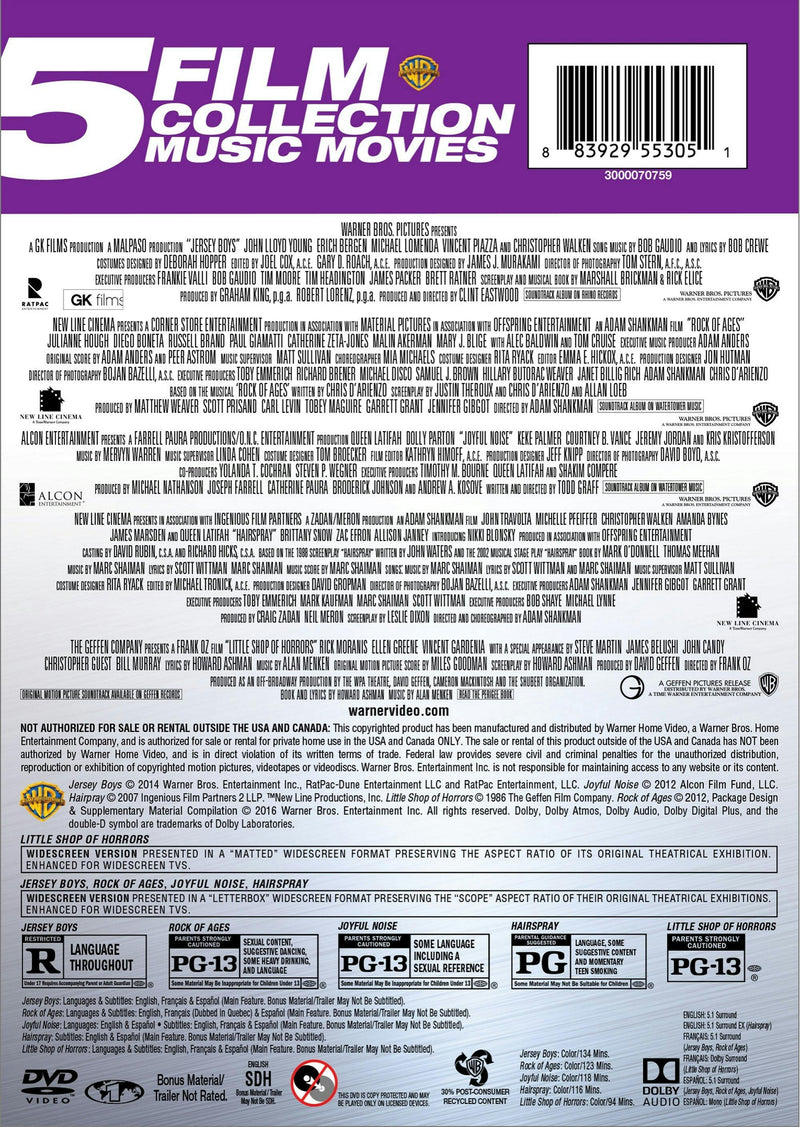 Music Movies Collection (Box Set) [DVD]