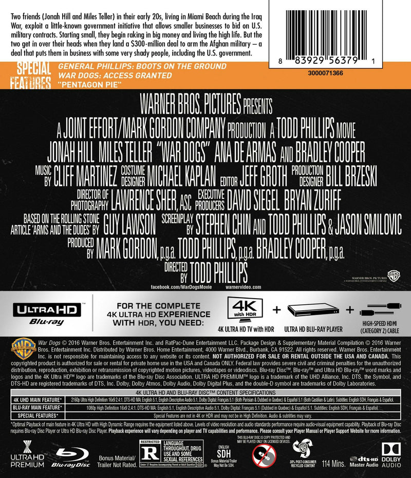 War Dogs [UHD]