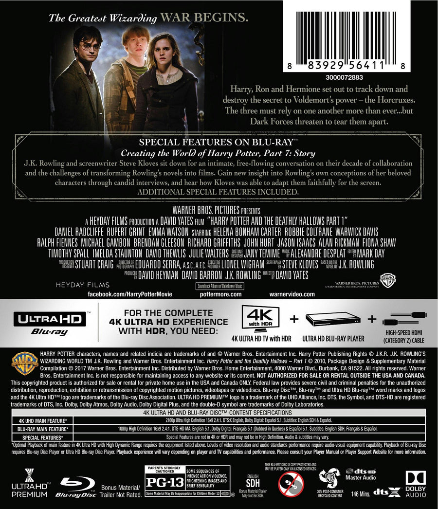 Harry Potter and the Deathly Hallows Part 1 [UHD]