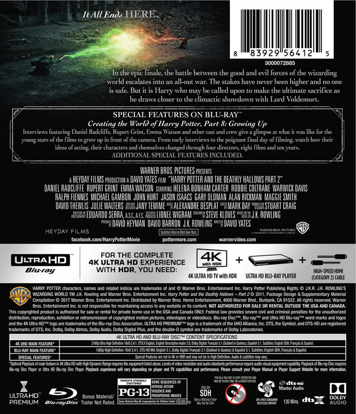 Harry Potter and the Deathly Hallows: Part 2 [UHD]