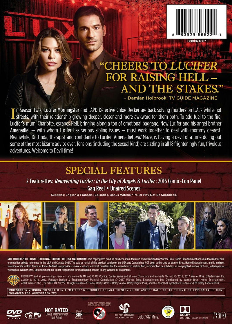Lucifer: The Complete Second Season (Box Set) [DVD]