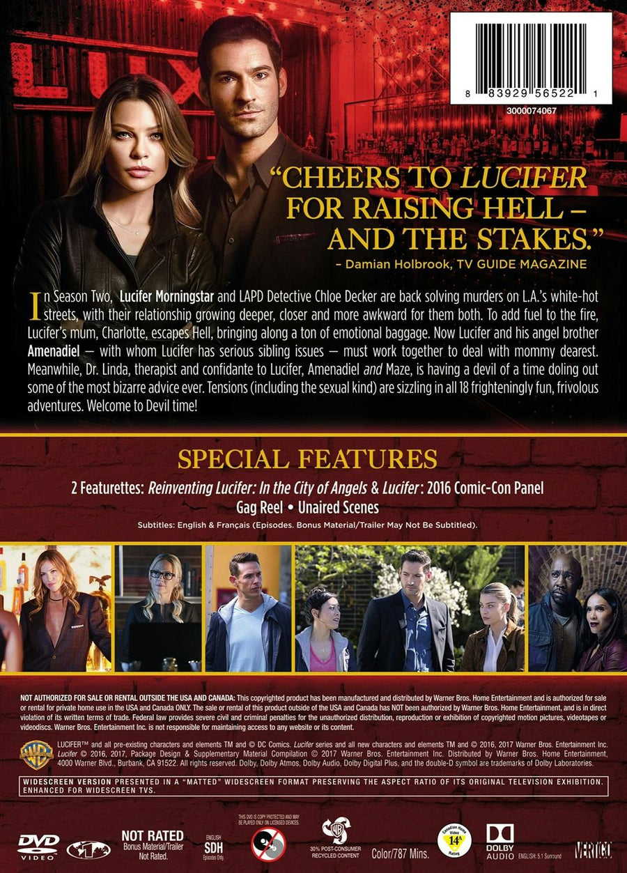 Lucifer: The Complete Second Season (Box Set) [DVD]