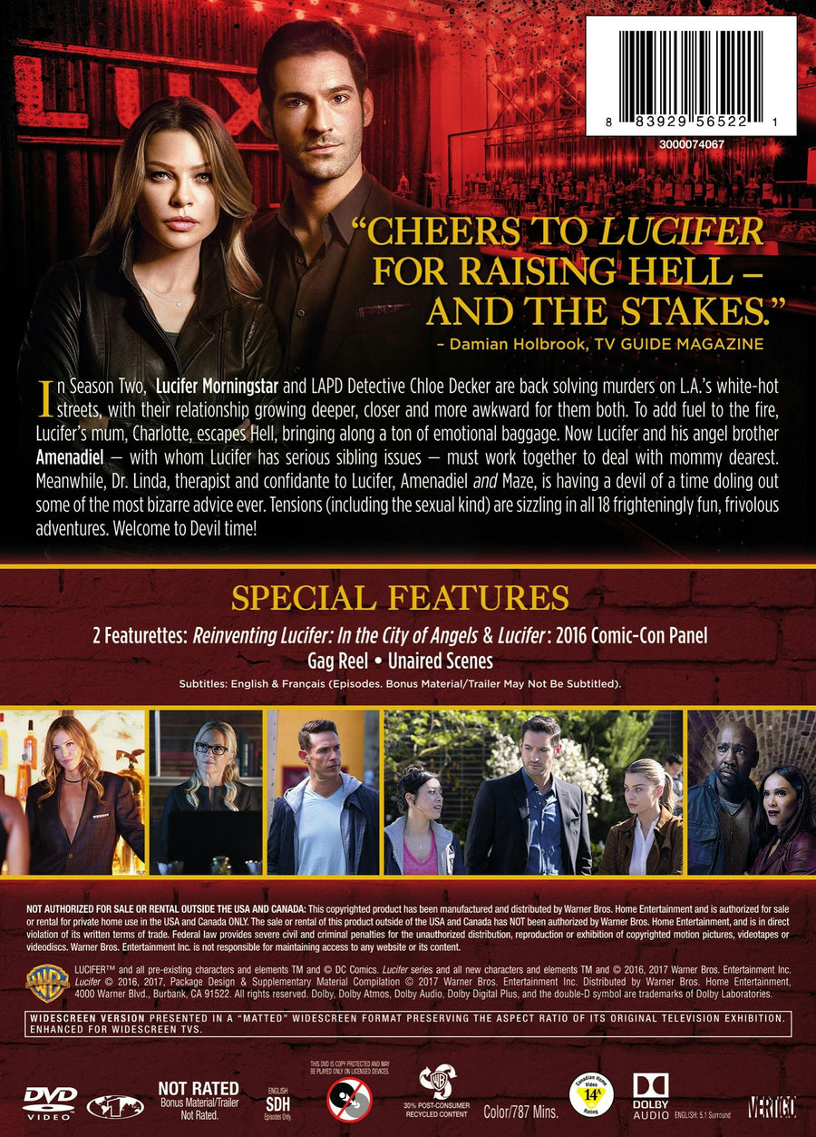 Lucifer: The Complete Second Season (Box Set) [DVD]