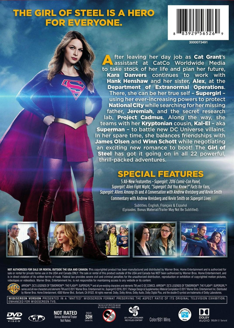 Supergirl: The Complete Second Season [DVD]