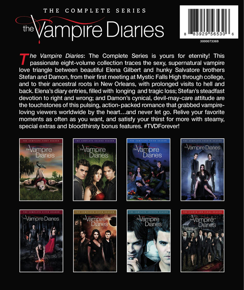 The Vampire Diaries: The Complete Series (Box Set) [DVD]
