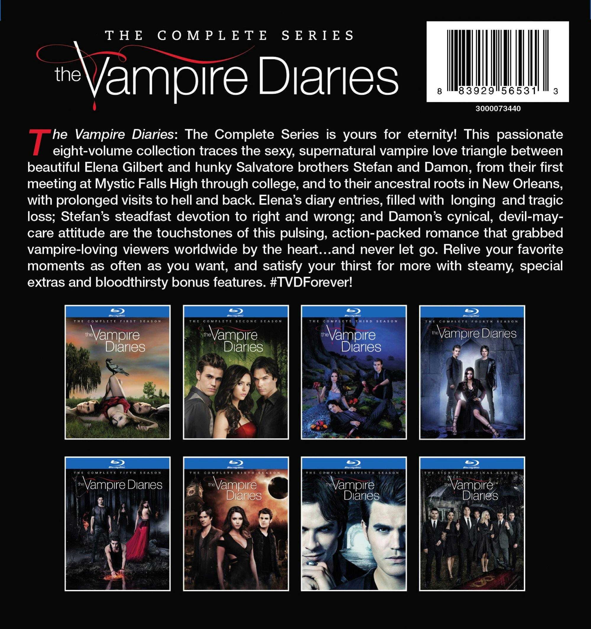 The Vampire Diaries: The Complete Series (Box Set) [Blu-ray