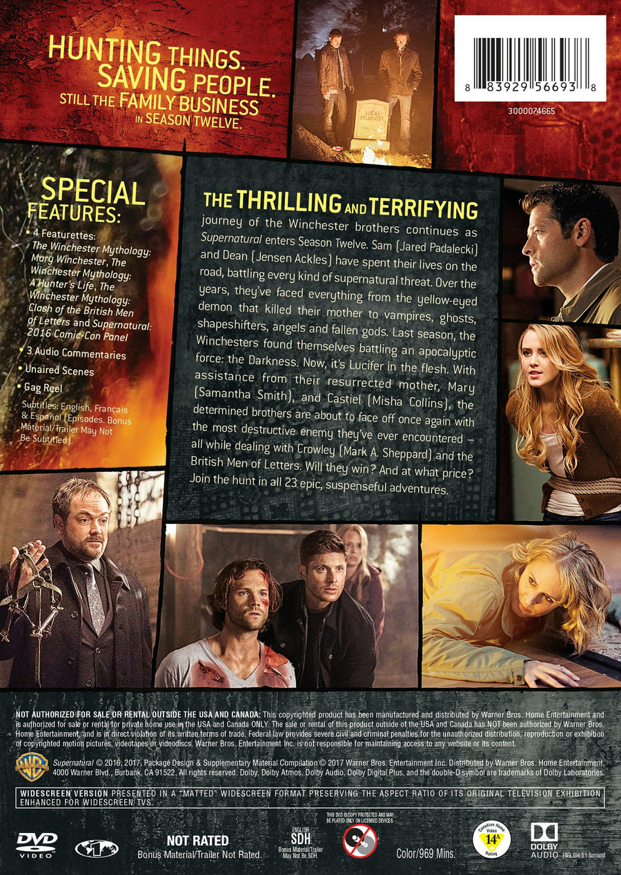 Supernatural: The Complete Twelfth Season (Box Set) [DVD]