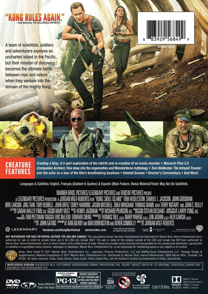 Kong: Skull Island [DVD]