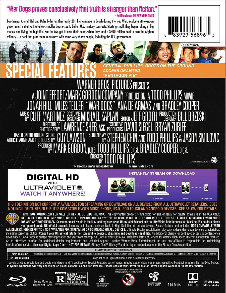 War Dogs (Steelbook) [Blu-ray]