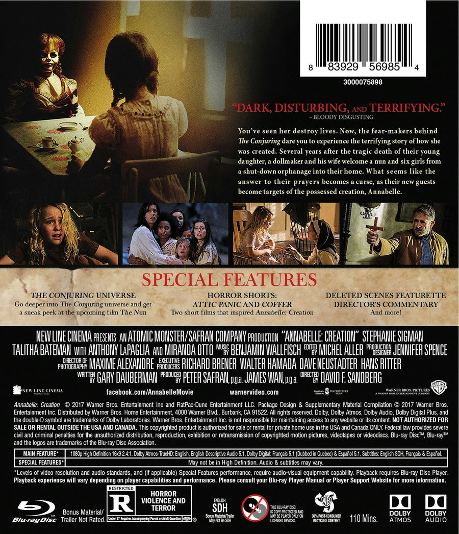 Annabelle: Creation (Blu-ray) [Blu-ray]
