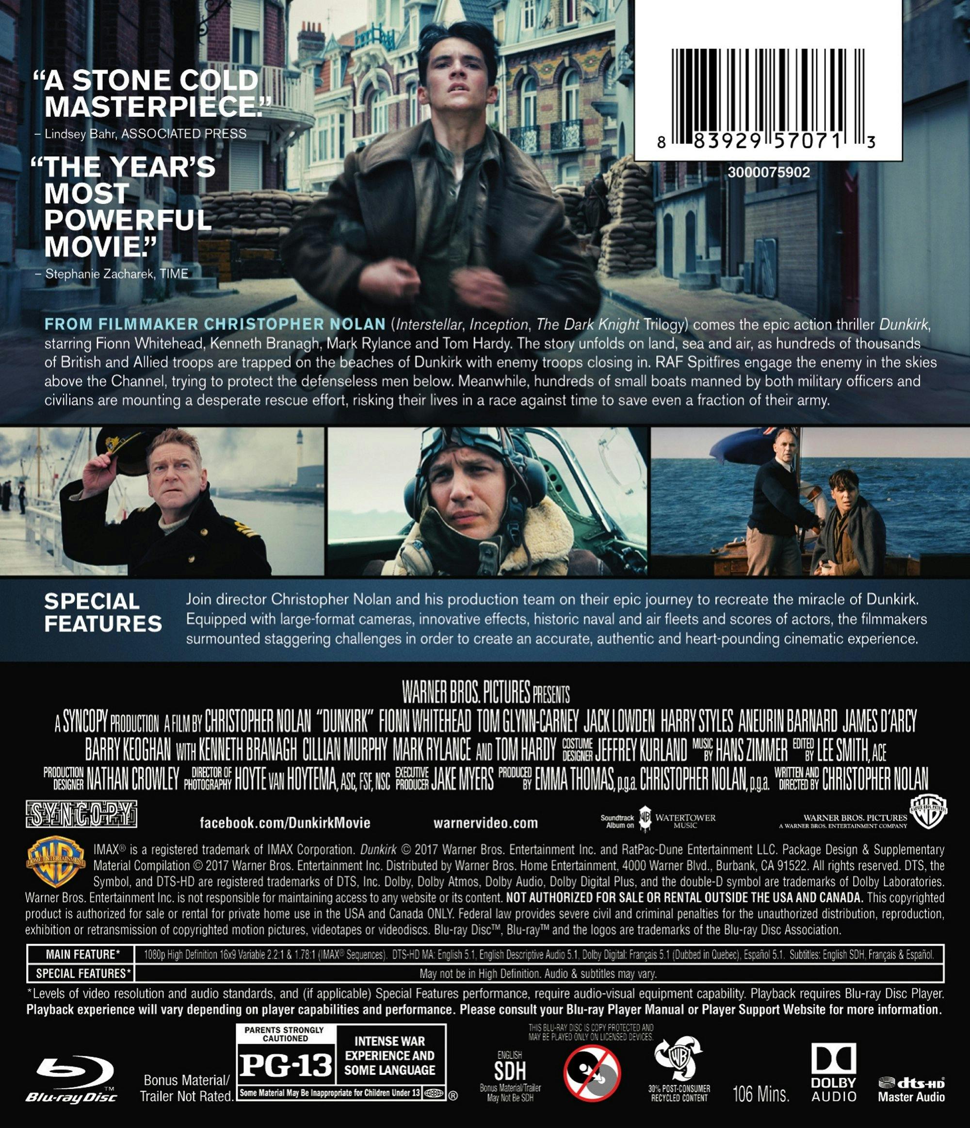 Dunkirk (Box Set) [Blu-Ray] – GRUV Entertainment