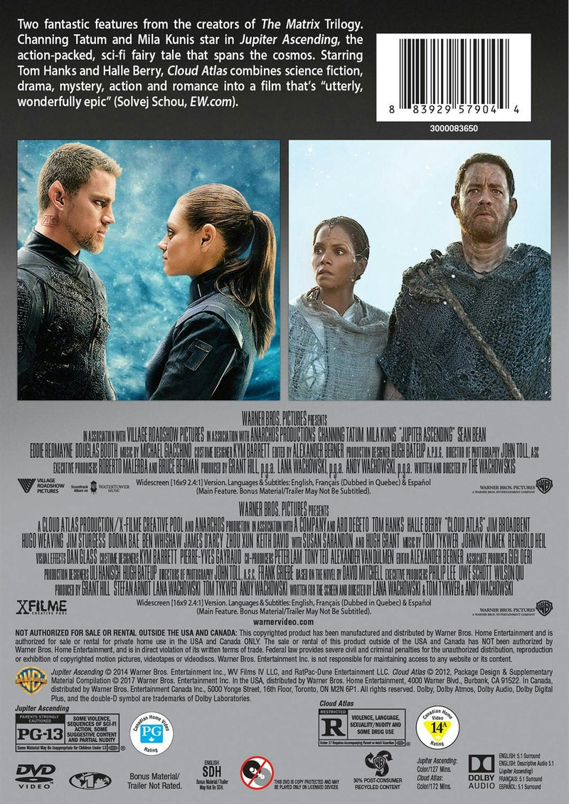 Jupiter Ascending / Cloud Atlas (DVD Double Feature) [DVD]