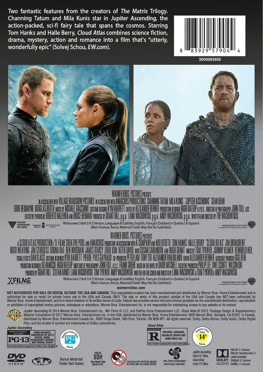 Jupiter Ascending / Cloud Atlas (DVD Double Feature) [DVD]