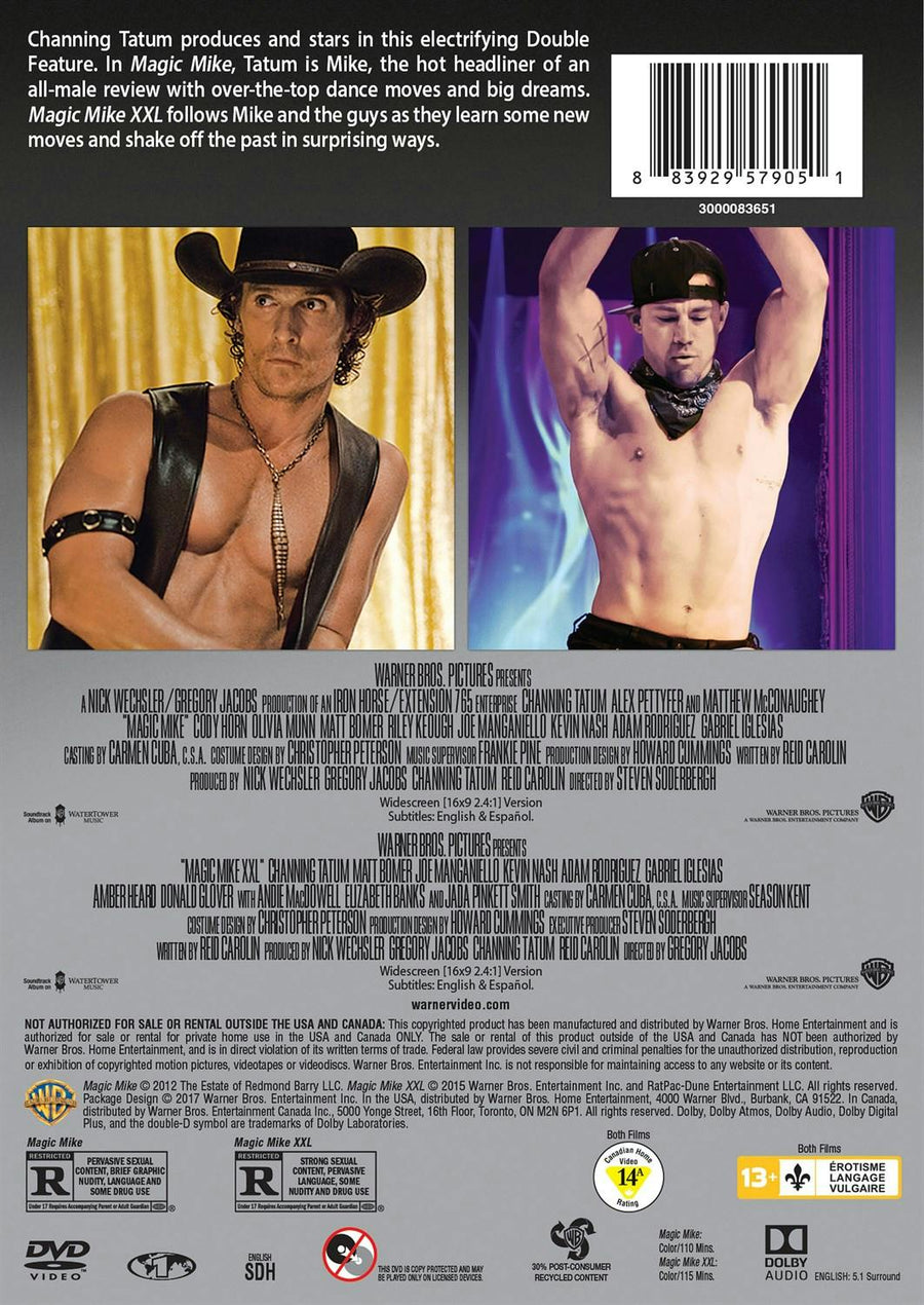 Magic Mike/Magic Mike XXL (DVD Double Feature) [DVD]