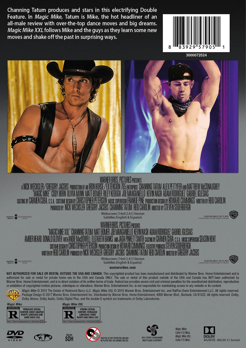 Magic Mike/Magic Mike XXL (DVD Double Feature) [DVD]