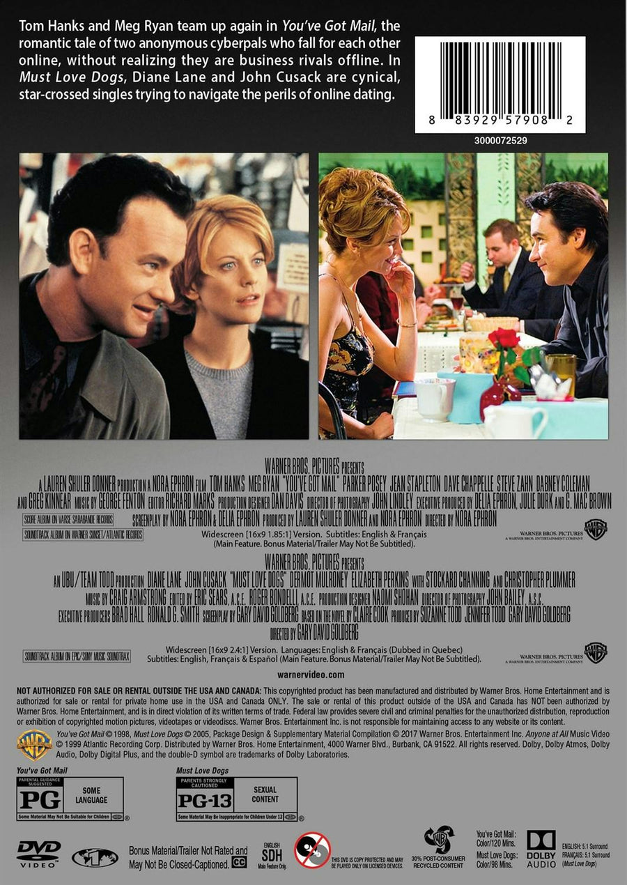 You've Got Mail / Must Love Dogs (DVD Double Feature) [DVD]
