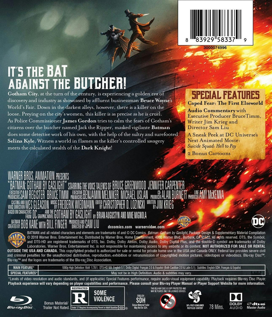 Batman: Gotham By Gaslight [Blu-ray]