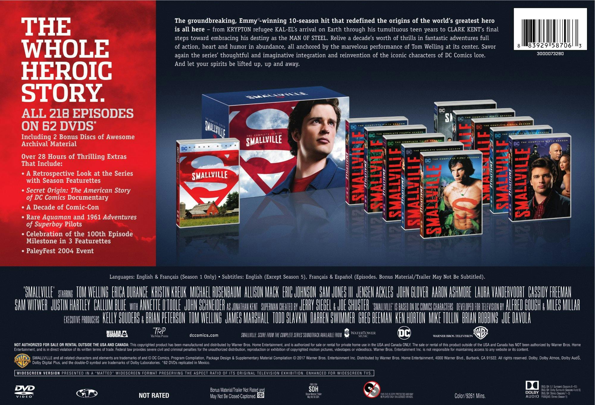Smallville: The Complete Series (Repackaged) (DVD) [DVD