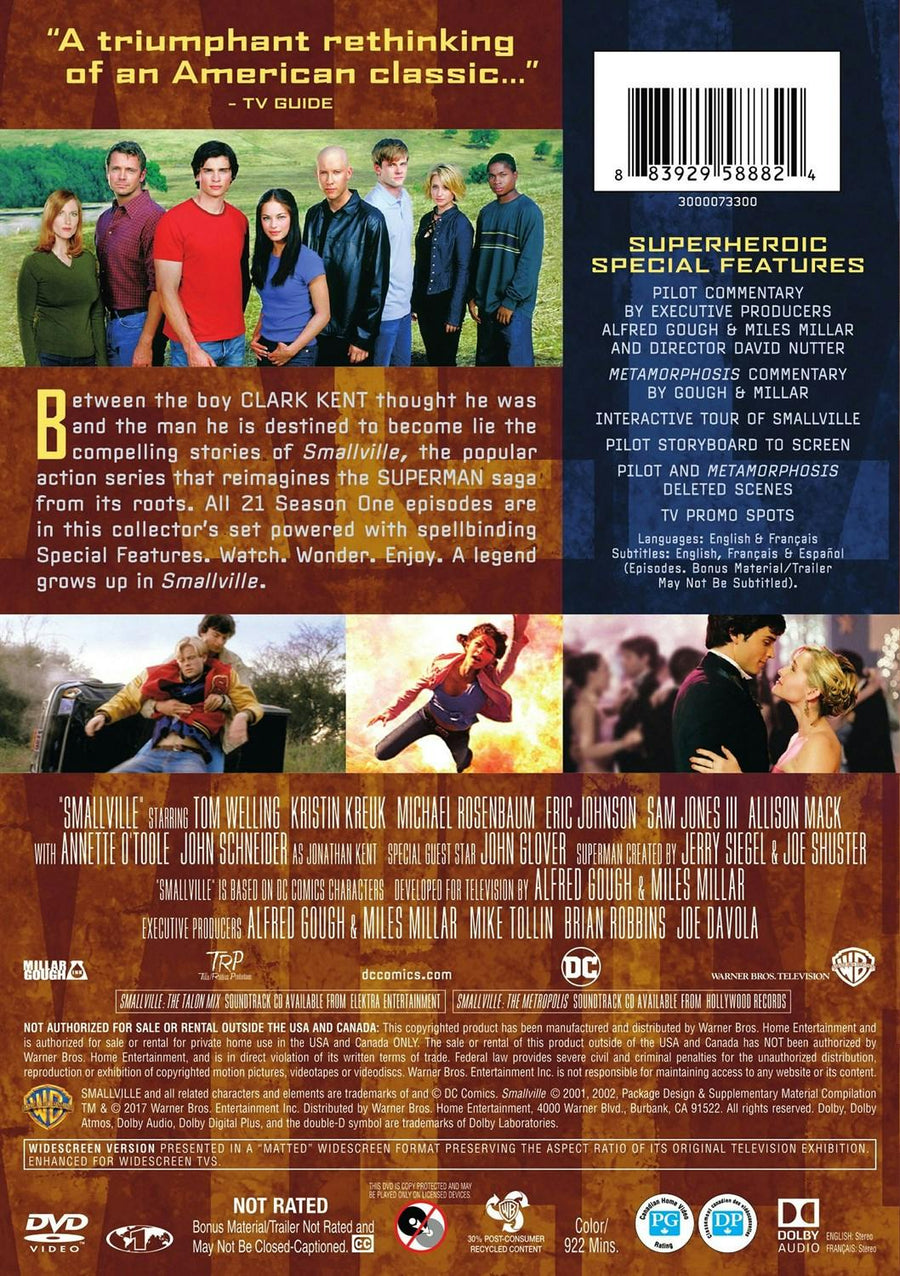 Smallville: The Complete First Season (DVD New Box Art) [DVD]