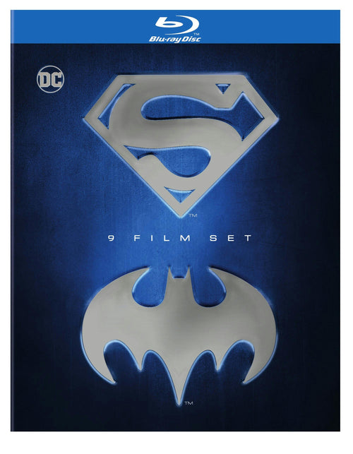 Batman & Superman 9-Film Set [Blu-Ray]