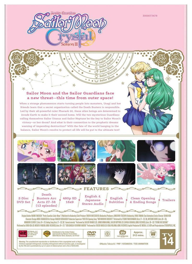 Sailor Moon Crystal Season 3 Set 1 (DVD Set) [DVD]