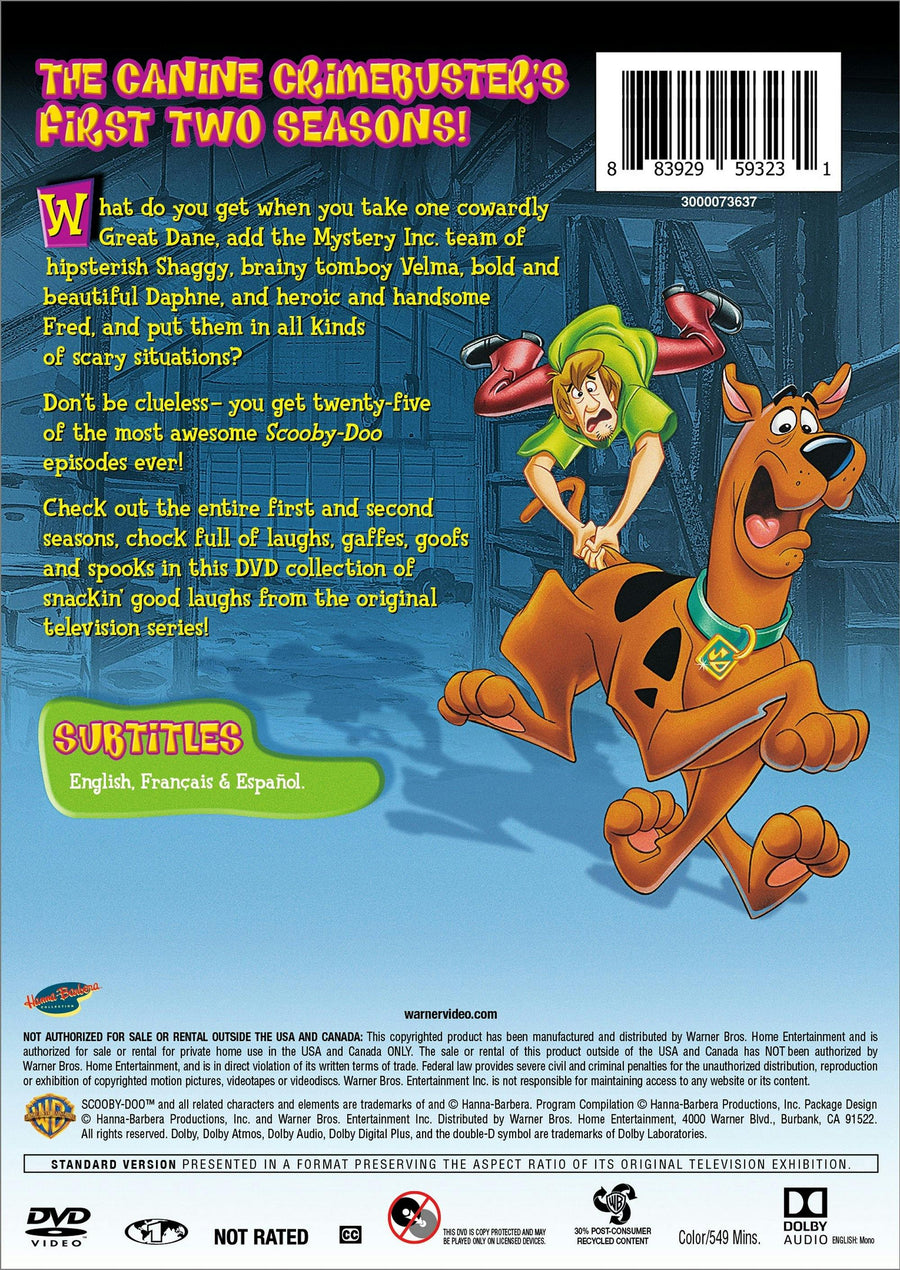 Scooby-Doo, Where Are You?: Complete 1st and 2nd Seasons (Box Set) [DVD]
