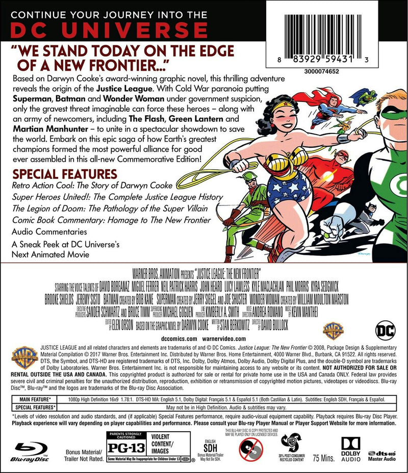 Justice League: The New Frontier (Blu-ray Commemorative Edition) [Blu-ray]