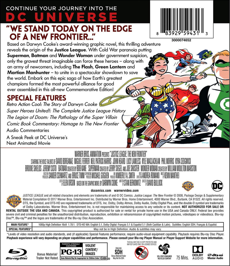 Justice League: The New Frontier [Blu-ray]