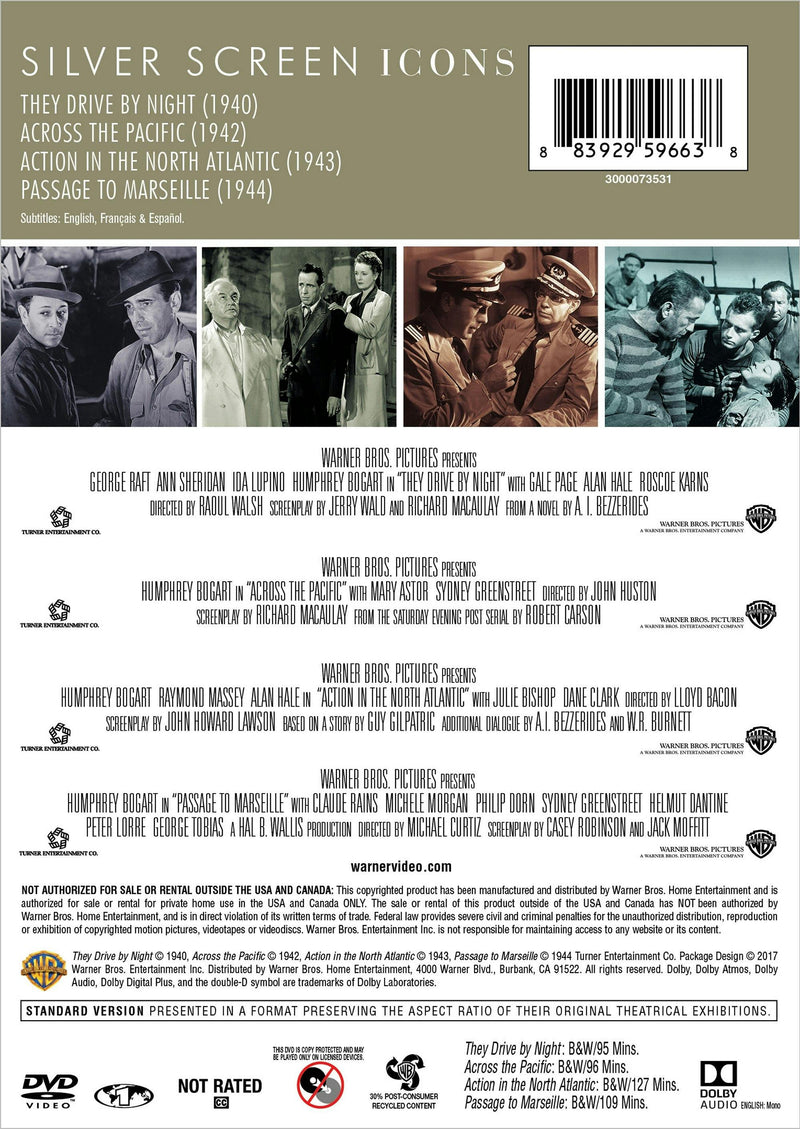 TCM Greatest Classic Films: Legends Humphrey Bogart [DVD]