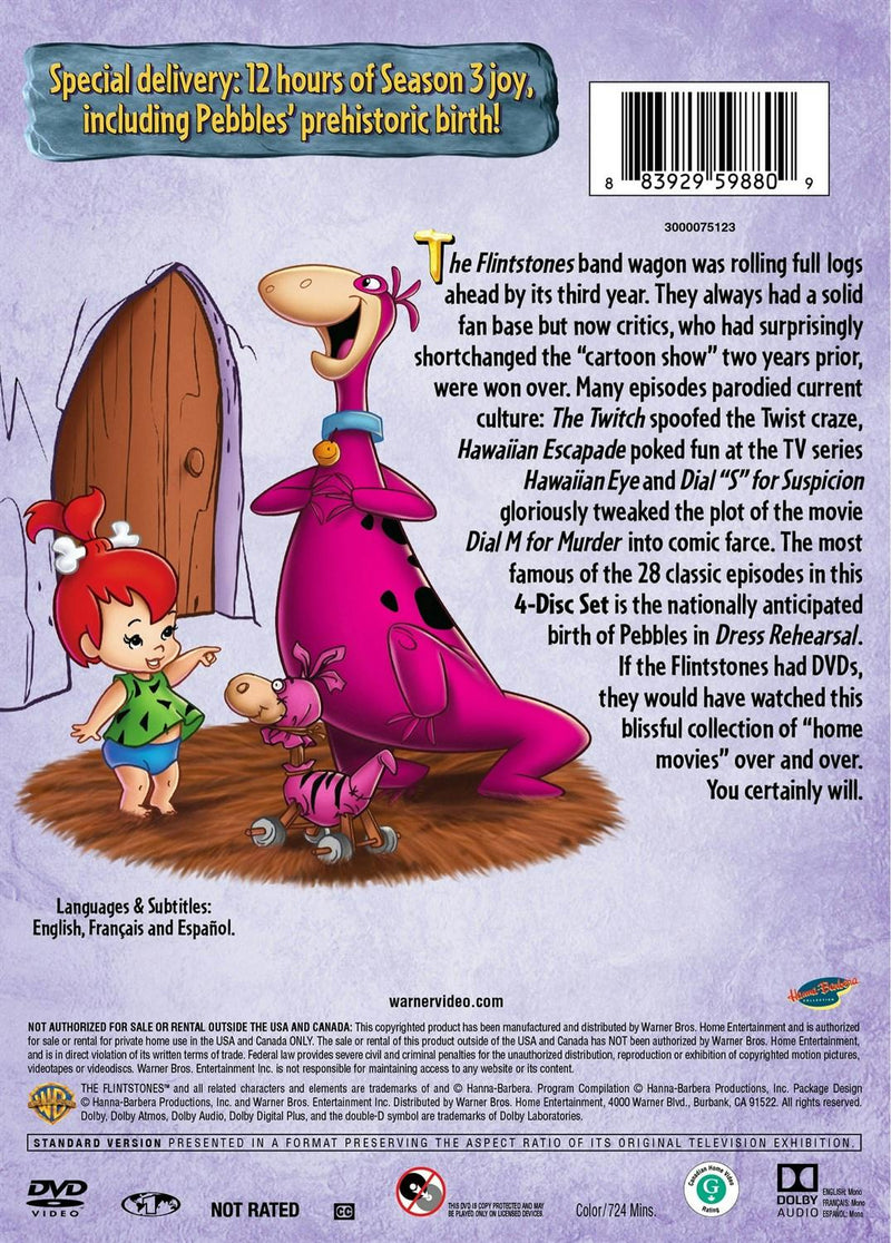 Flintstones, The: The Complete Third Season (DVD New Box Art) [DVD]