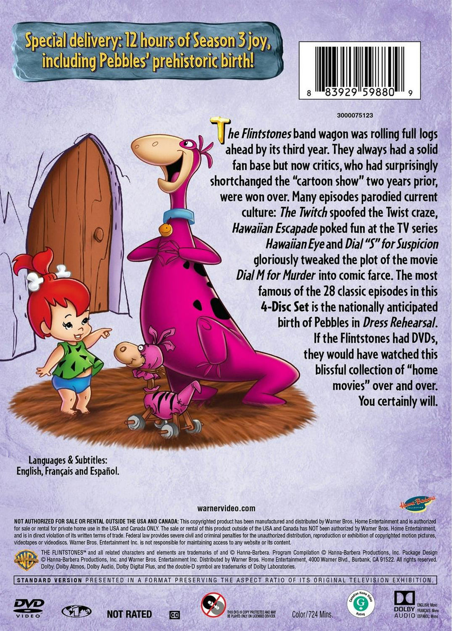 Flintstones, The: The Complete Third Season (DVD New Box Art) [DVD]