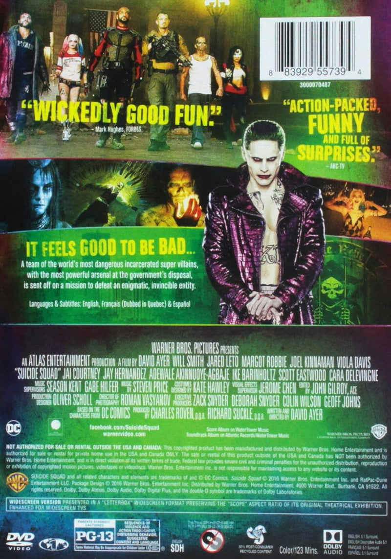 Suicide Squad (DVD Single Disc) [DVD]
