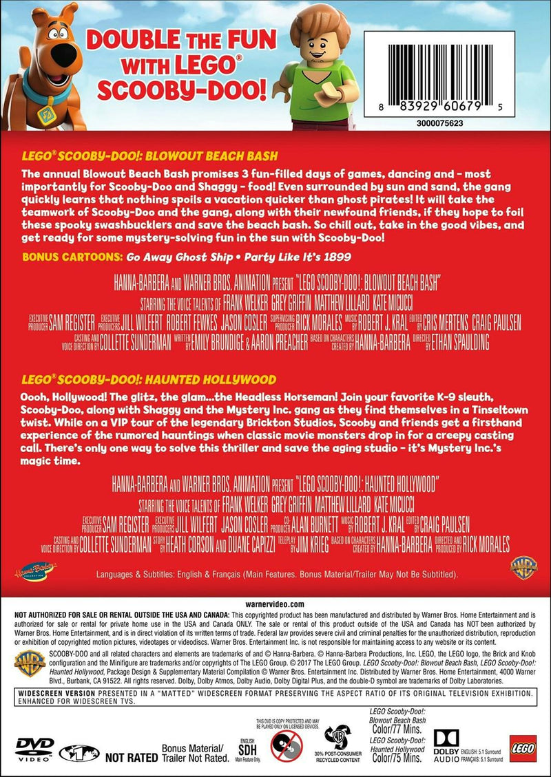 Lego Scooby: Haunted Hollywood/Blowout Beach Bash (DVD Double Feature) [DVD]