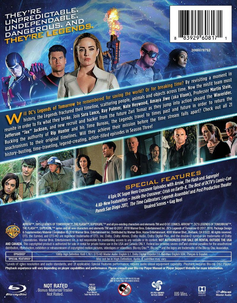 DC's Legends of Tomorrow: The Complete Third Season [Blu-ray]