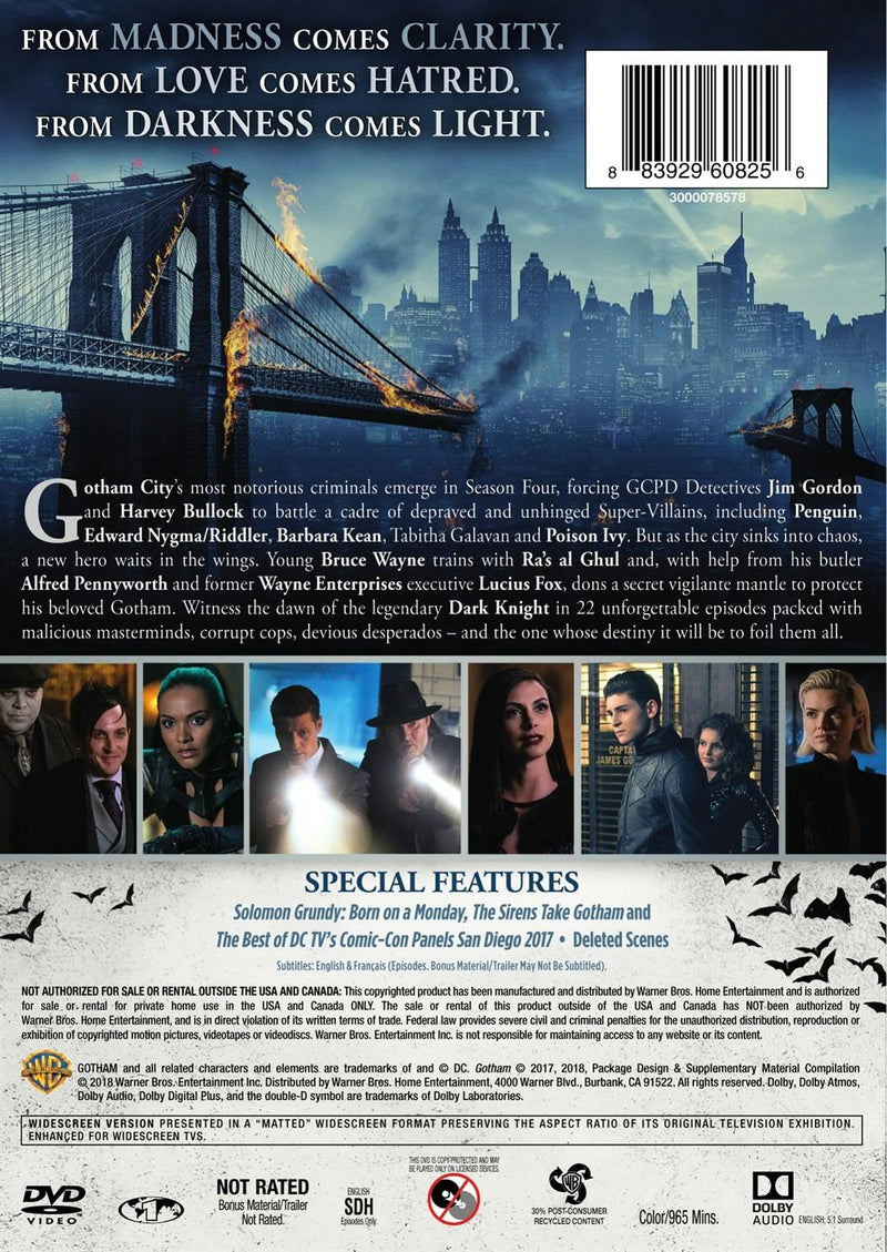Gotham: The Complete Fourth Season [DVD]
