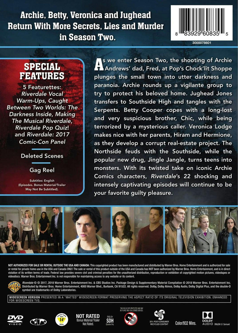 Riverdale: The Complete Second Season [DVD]