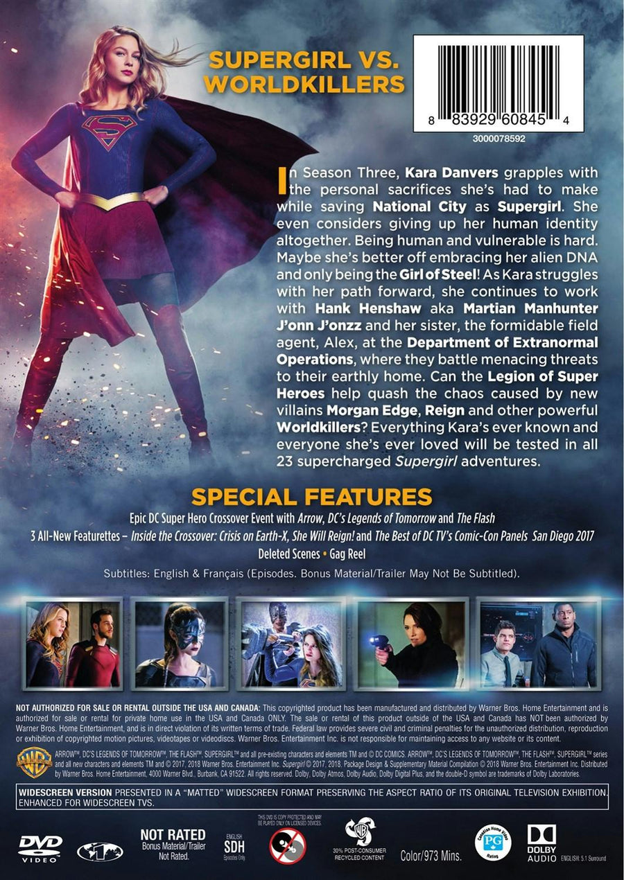 Supergirl: The Complete Third Season [DVD]