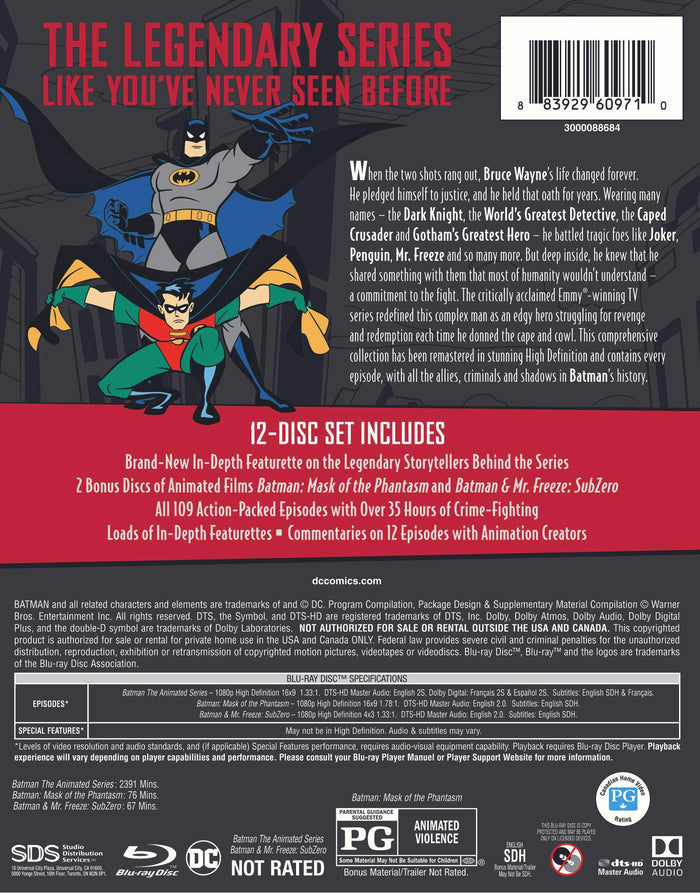 Batman: The Complete Animated Series (Box Set) [Blu-ray]