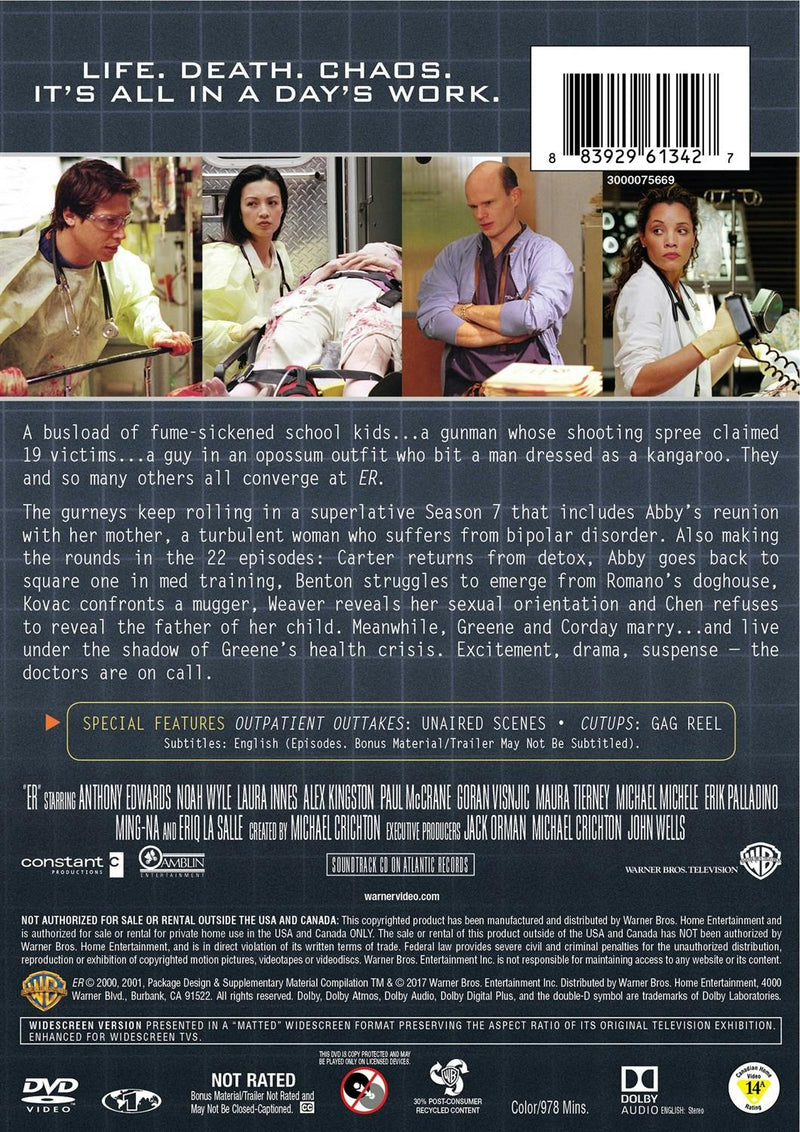 ER: The Complete Seventh Season (DVD New Box Art) [DVD]
