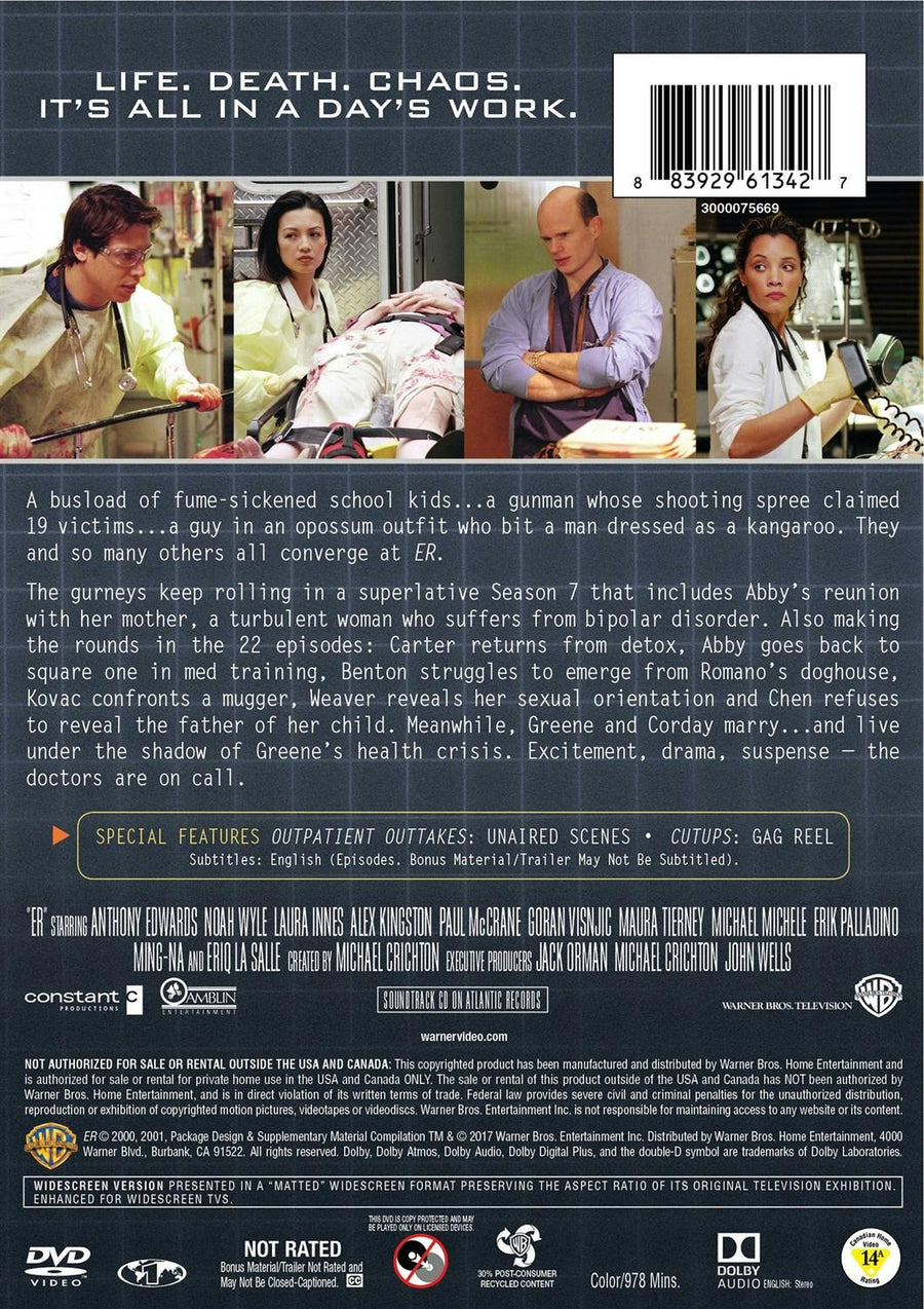 ER: The Complete Seventh Season (DVD New Box Art) [DVD]