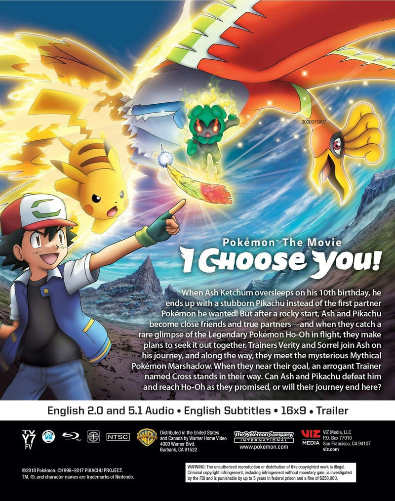 Pokemon the Movie: I Choose You! [Blu-ray]
