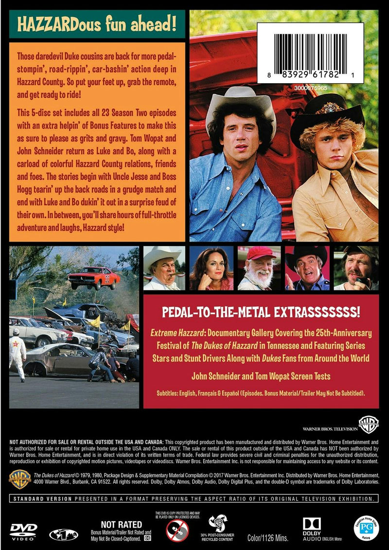 Dukes of Hazzard: The Complete Second Season (DVD New Box Art) [DVD]